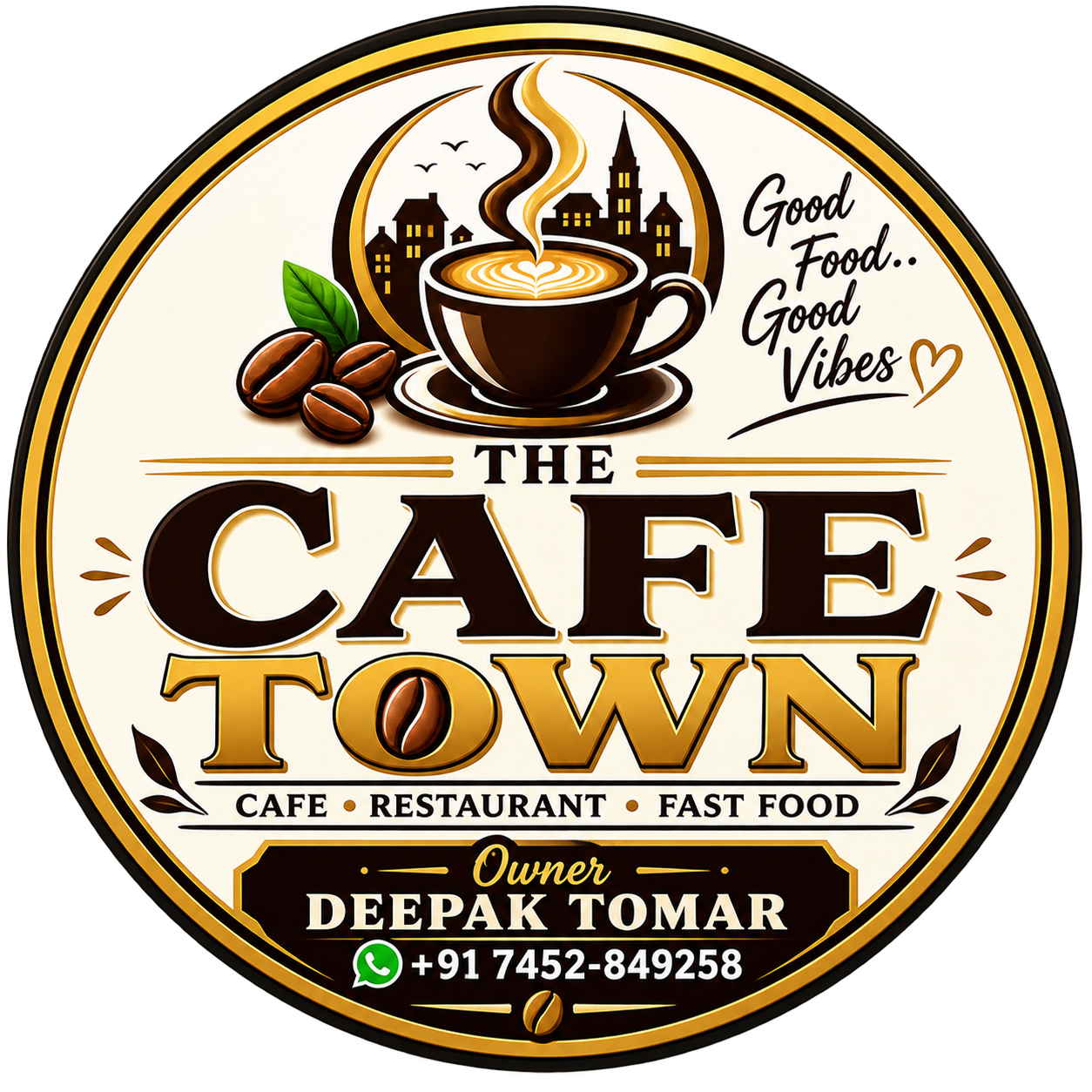The Cafe Town Logo